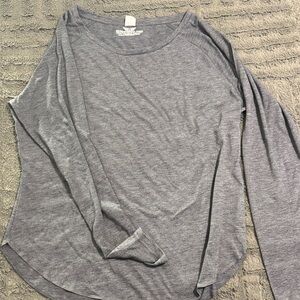 Heather Gray Long Sleeve Women's Tee